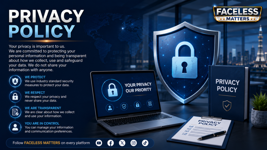Privacy Policy - FACELESS MATTERS