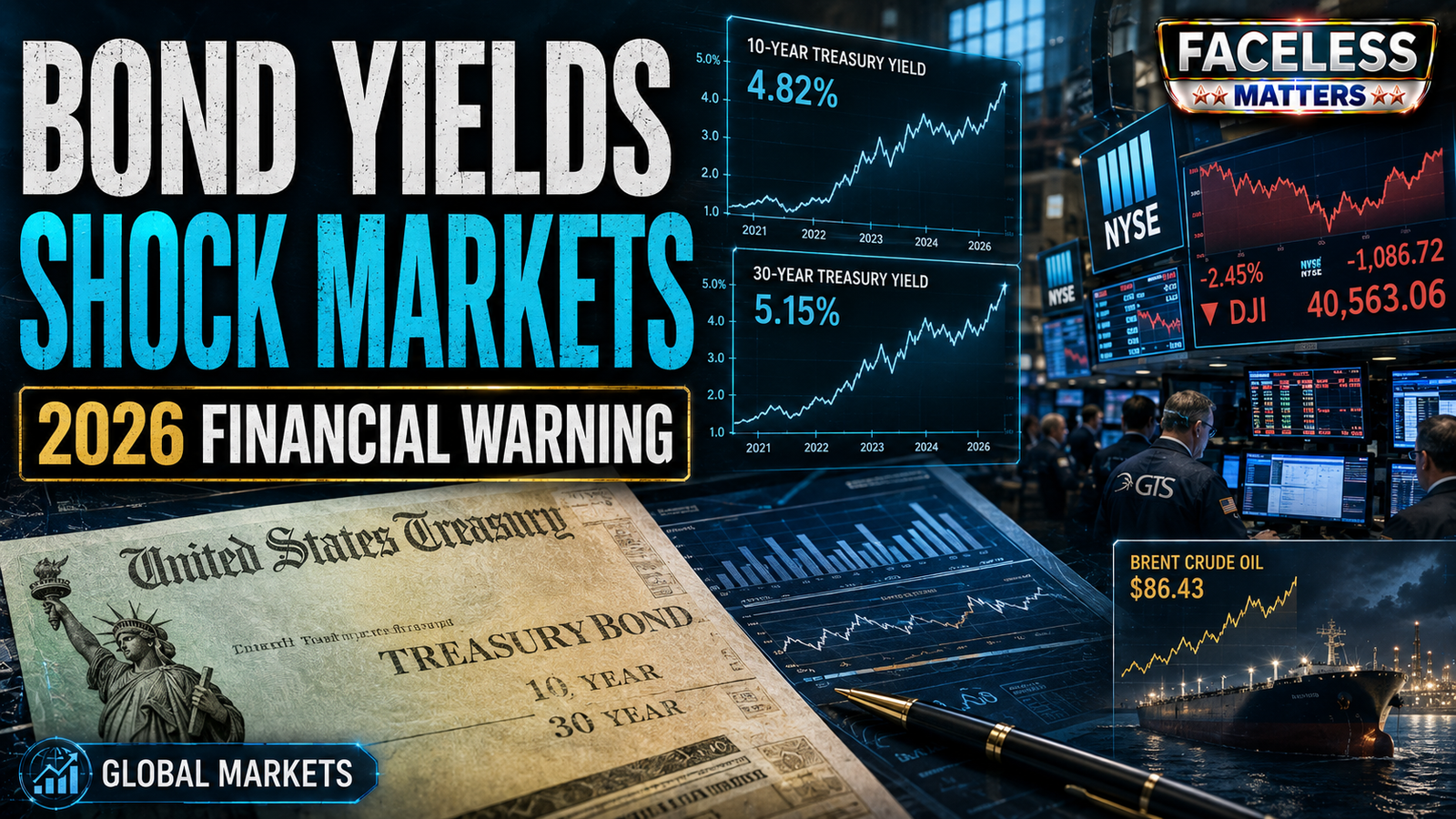 Bond market 2026 rising Treasury yields and stock market pressure