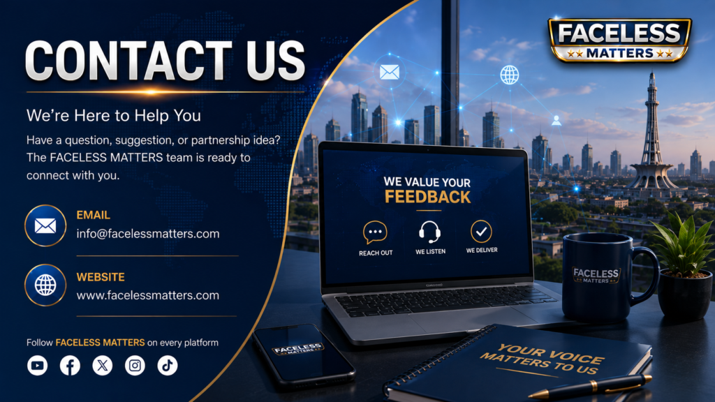 Contact Us - FACELESS MATTERS