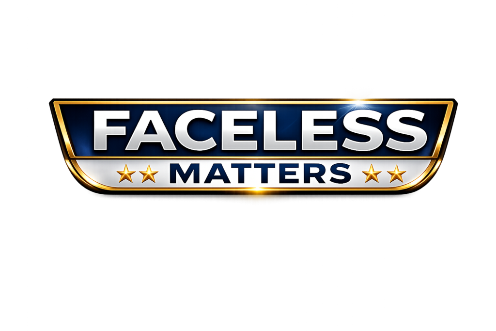 FACELESS MATTERS official digital media and information platform logo