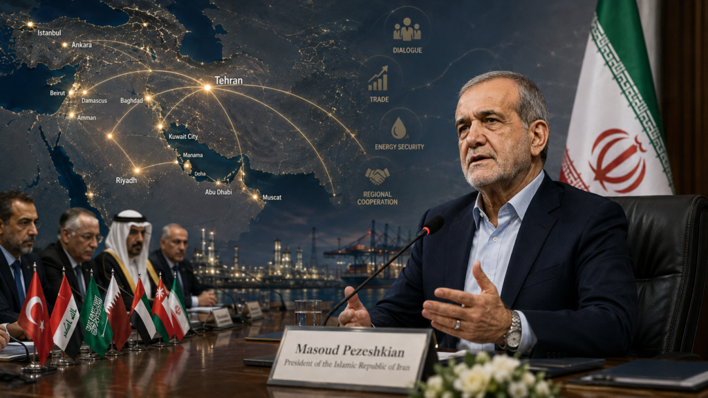 Masoud Pezeshkian Regional Peace strategy for West Asia diplomacy and stability