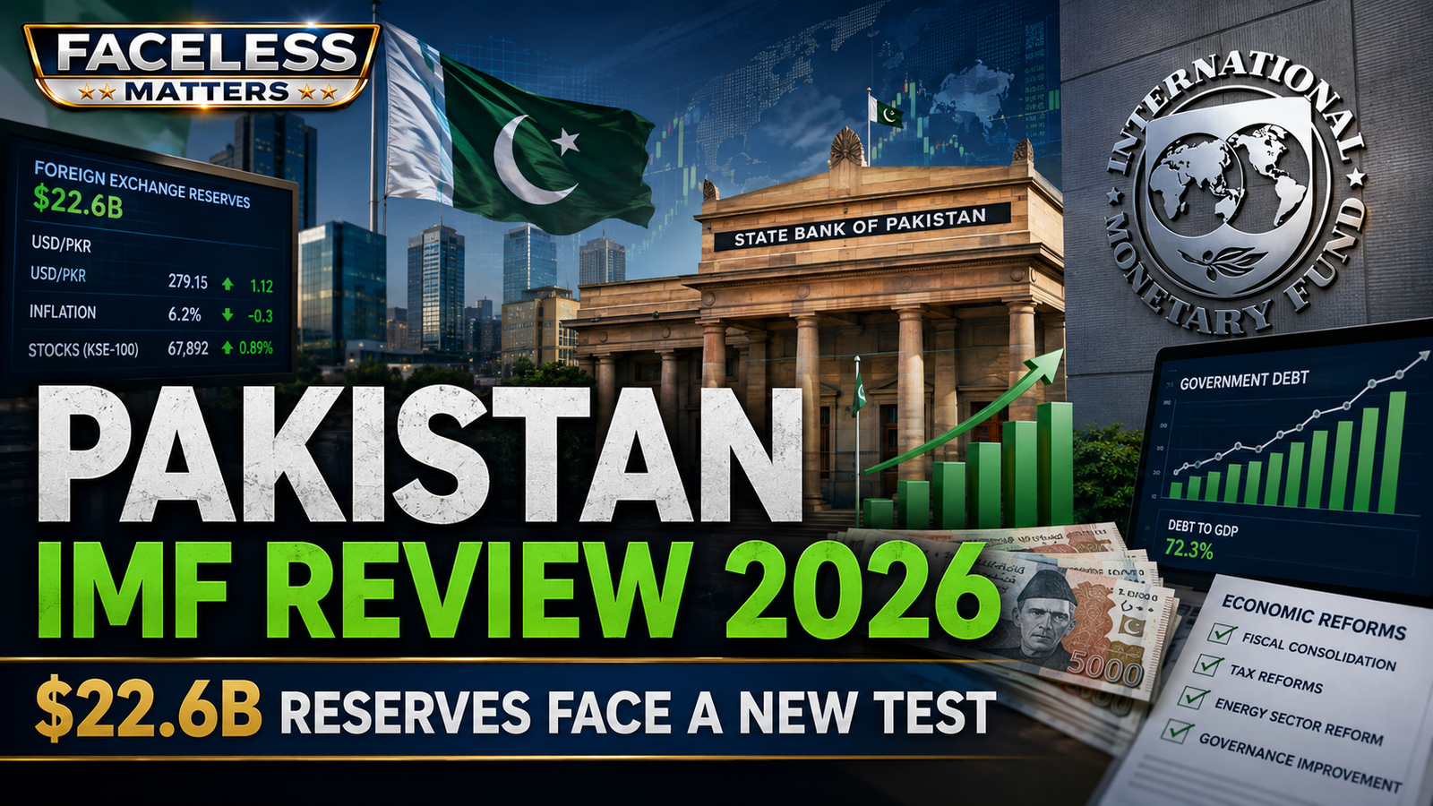 Pakistan IMF review 2026, economic reforms and foreign exchange reserves