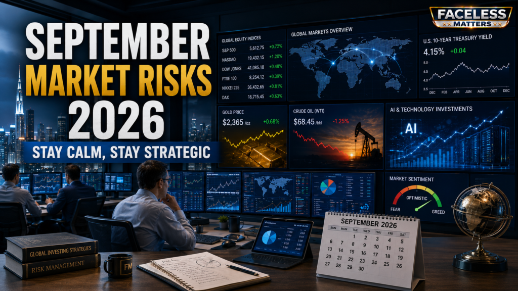 September Market Risks 2026 financial markets stocks bonds gold oil and AI