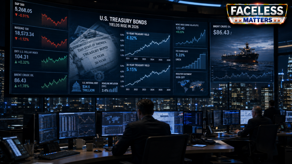 Bond market 2026 rising Treasury yields pressure global stocks