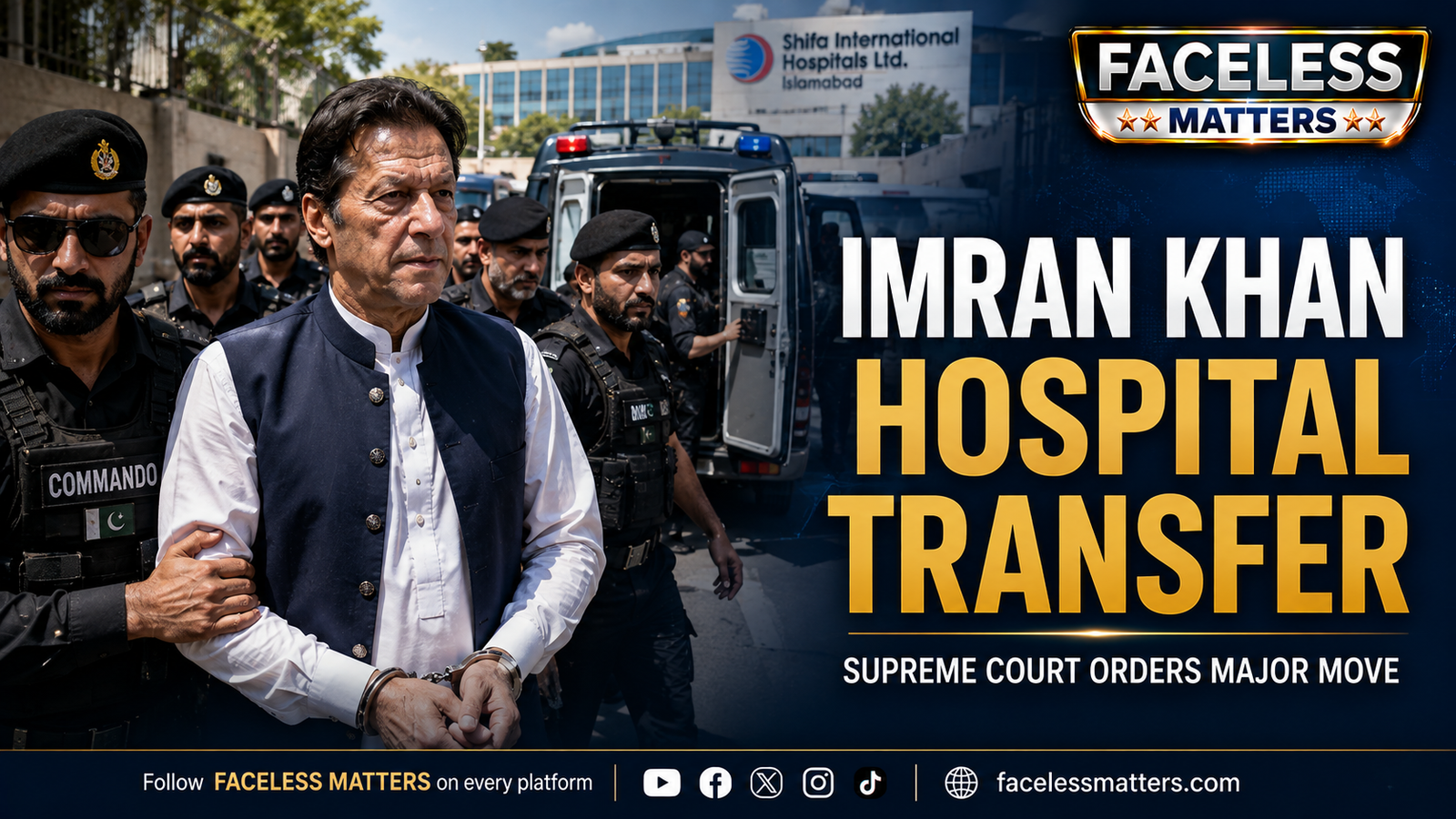 Imran Khan hospital transfer ordered by Pakistan Supreme Court