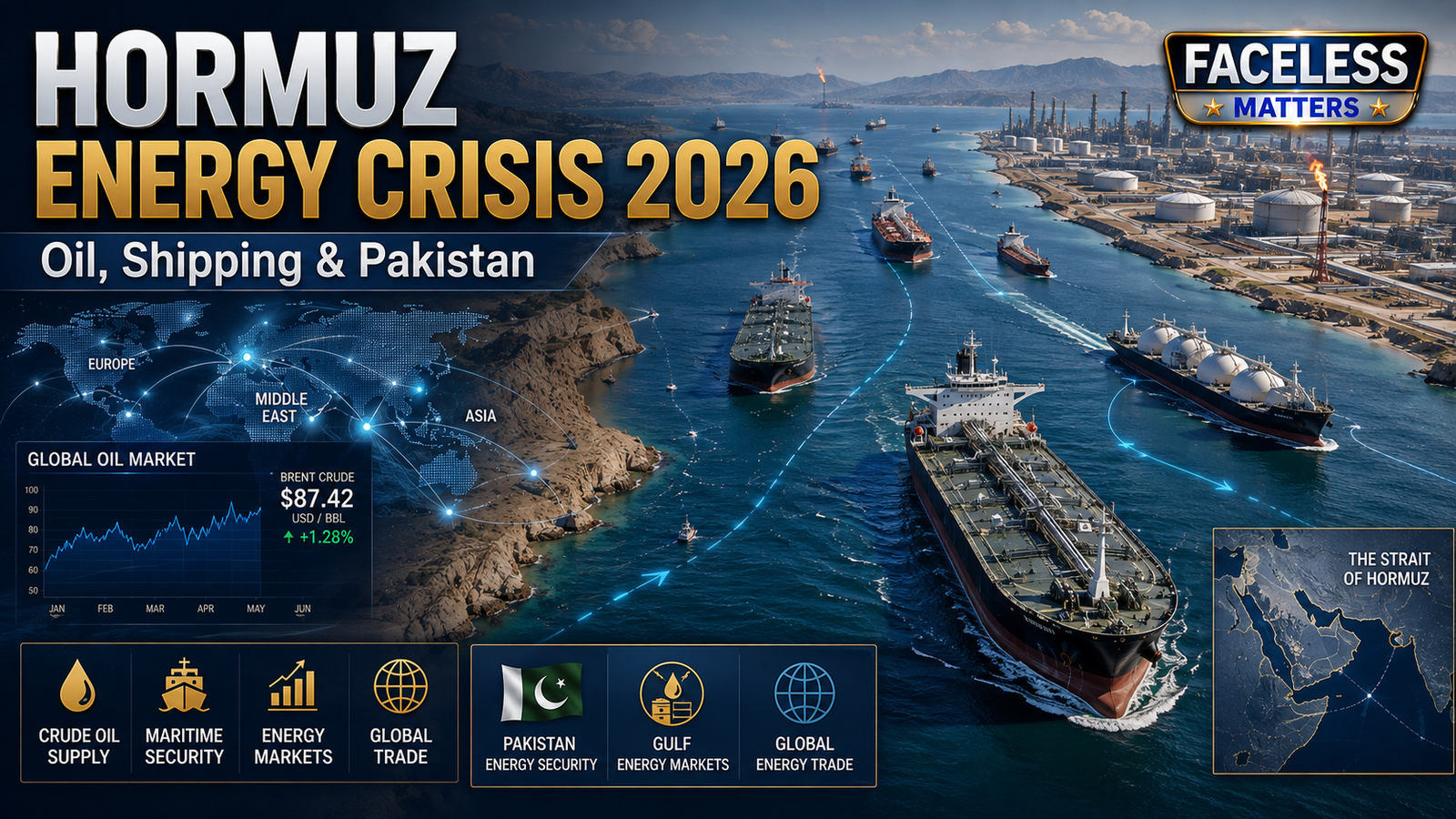 Strait of Hormuz Energy Crisis 2026 affecting oil shipping and Pakistan