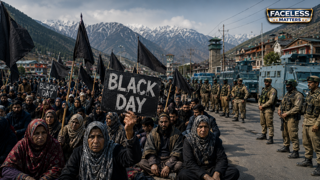 Kashmir Black Day peaceful protest on August 15