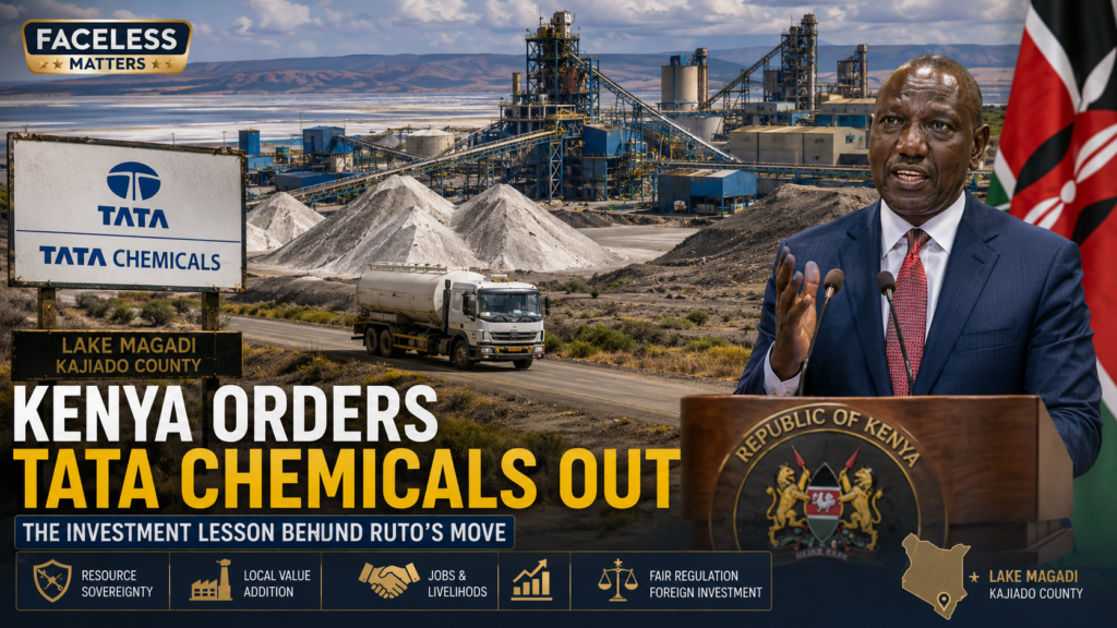 Kenya Tata Chemicals operations at Lake Magadi amid government dispute