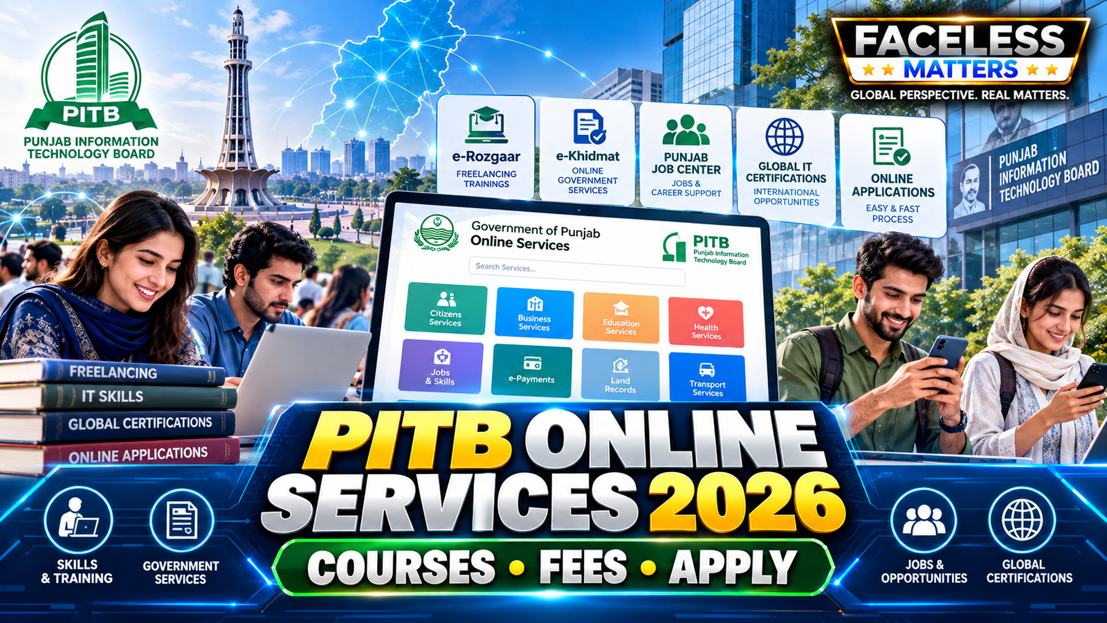 PITB Online Services 2026 courses fees and online application guide