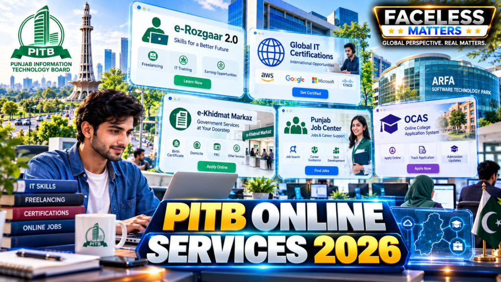 PITB Online Services 2026 — Digital Punjab Guide