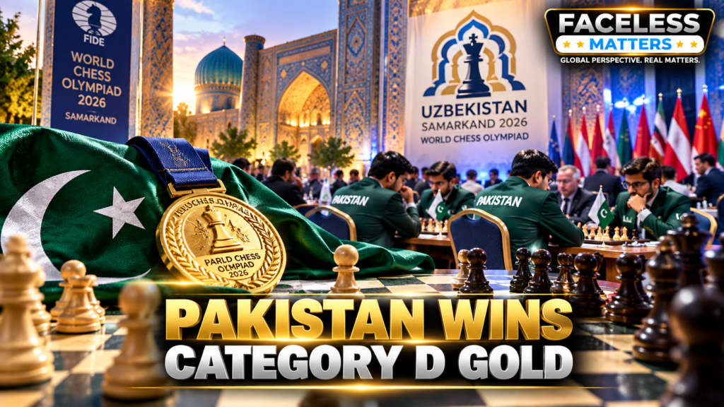Pakistan Category D gold medal at World Chess Olympiad 2026 in Samarkand