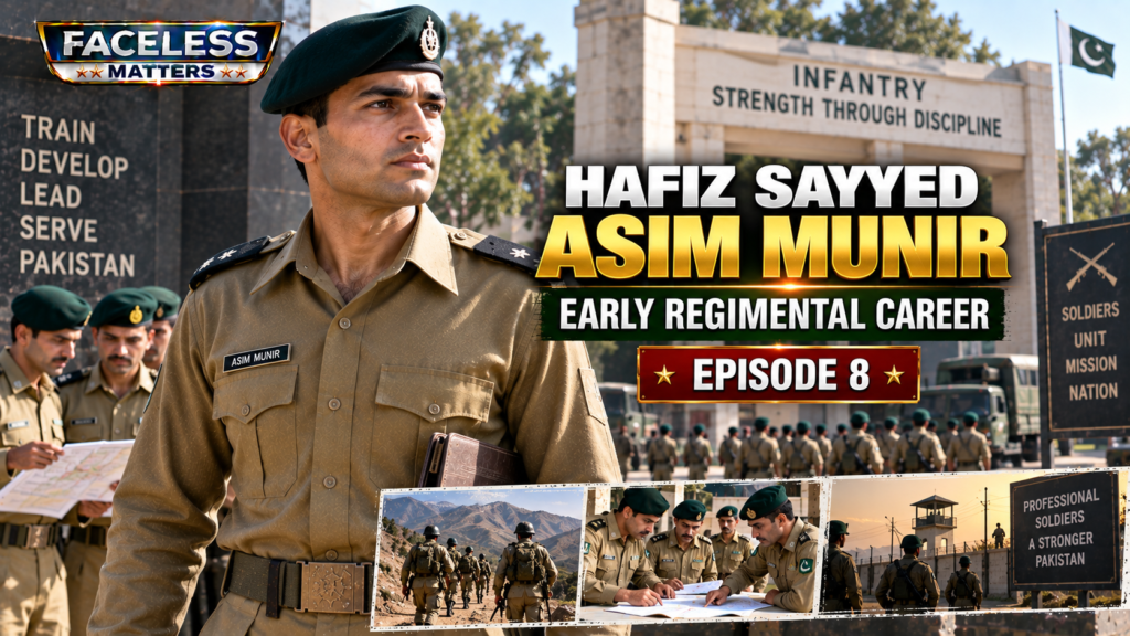 Asim Munir early military career after his 1986 commissioning