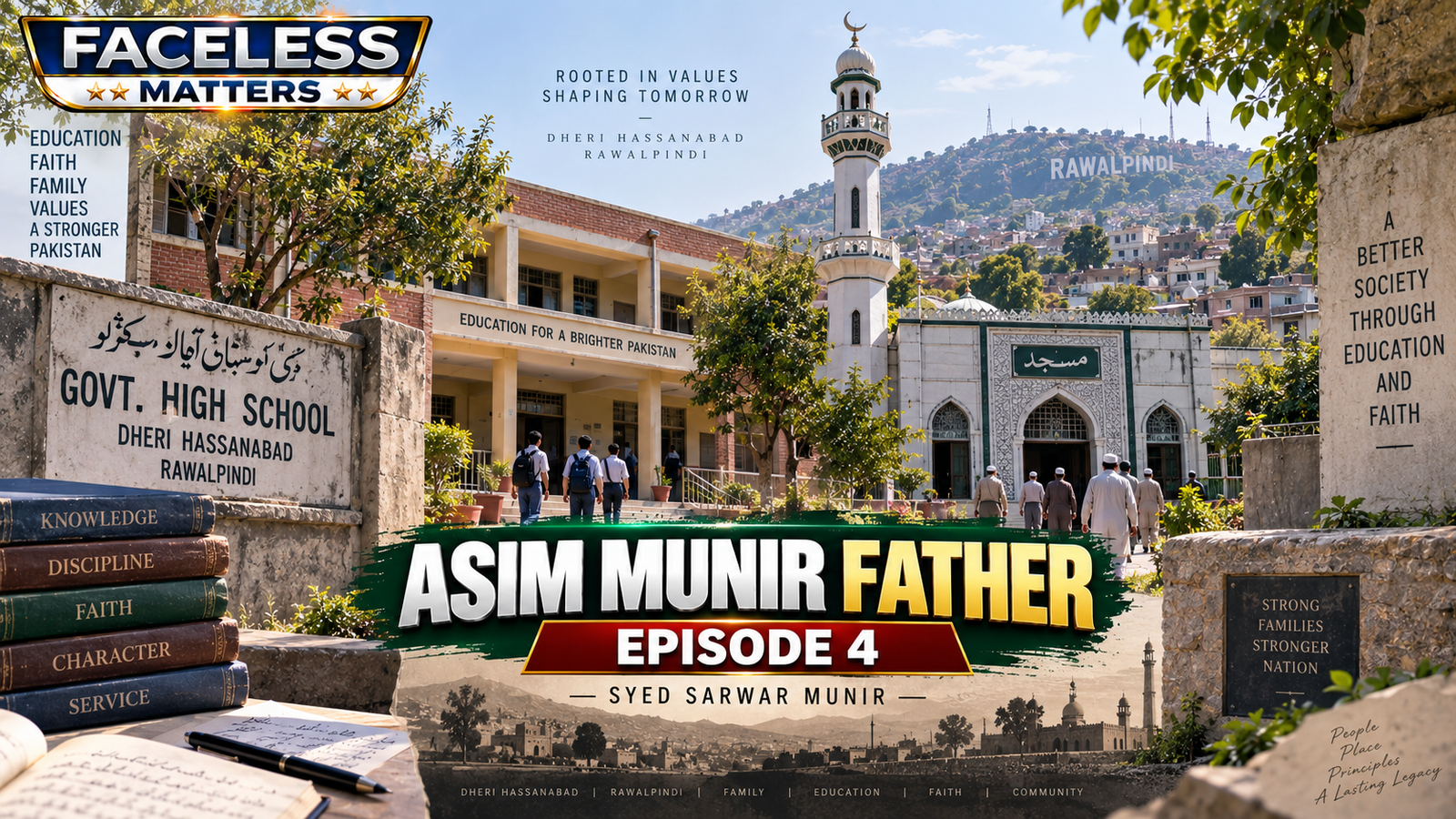 Asim Munir father Syed Sarwar Munir and family foundations Episode 4