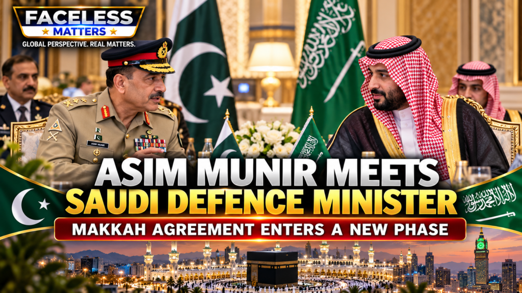 Asim Munir meeting Saudi Defence Minister on Makkah Joint Defence Agreement