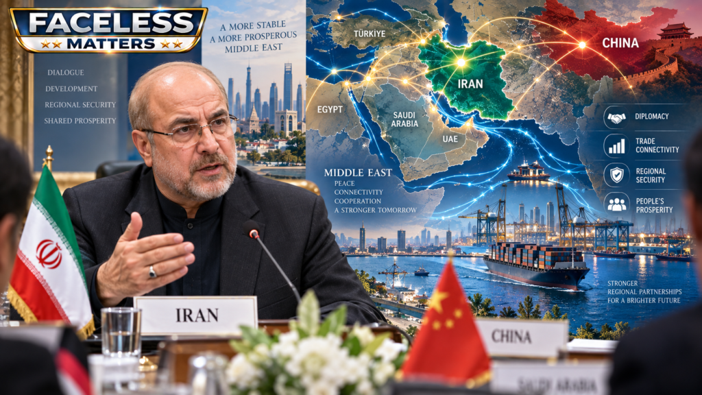 Iran China Security Proposal and Ghalibaf regional security message