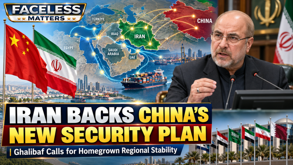 Iranian Parliament Speaker Ghalibaf supports China’s regional security proposal