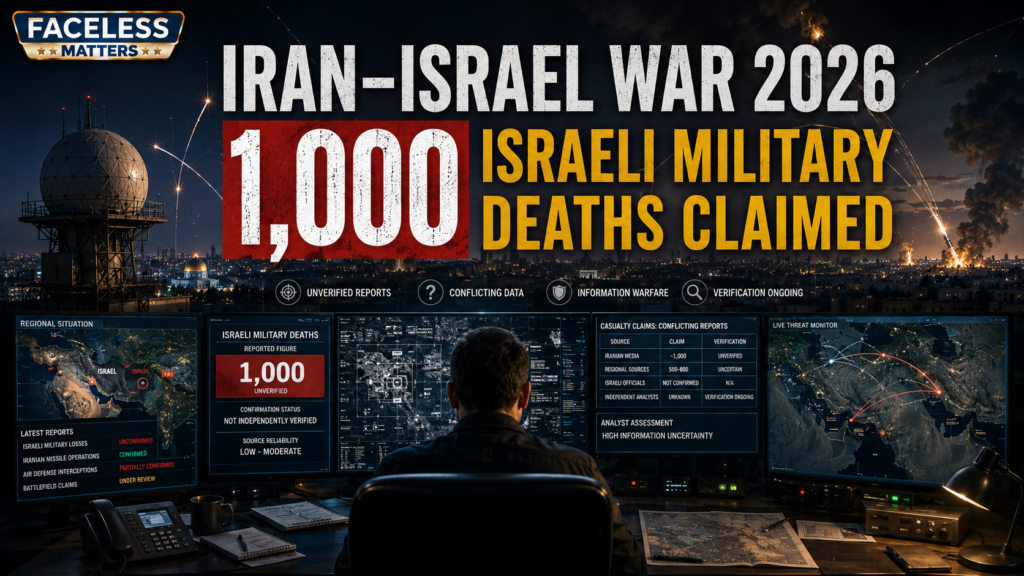 Iran Israel War 2026 military casualty claim and regional conflict analysis