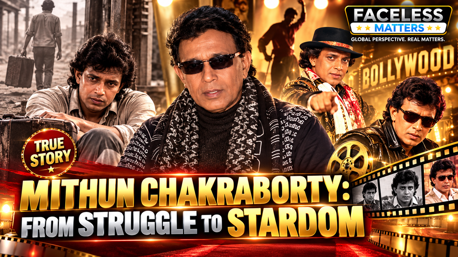 Mithun Chakraborty journey from early struggle to Bollywood stardom
