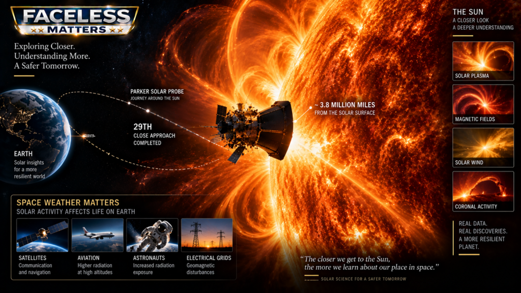 Parker Solar Probe studying the Sun and space weather effects on Earth