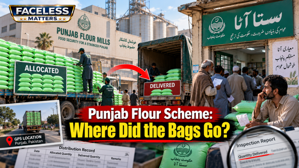 Punjab subsidized flour scheme facing allegations of supply diversion and corruption
