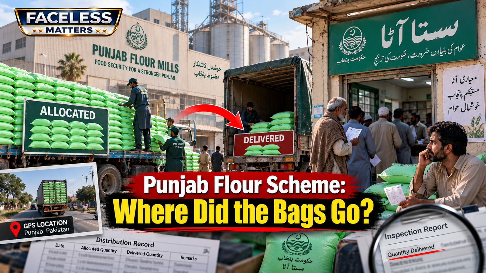 Punjab subsidized flour scheme facing allegations of supply diversion and corruption
