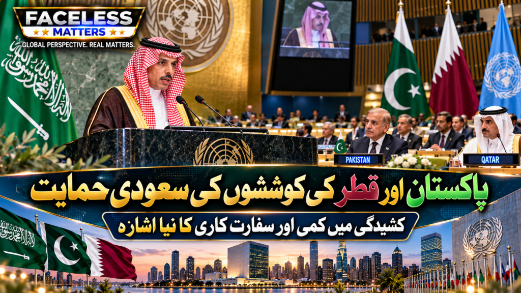 Pakistan Qatar de-escalation efforts at UN General Assembly