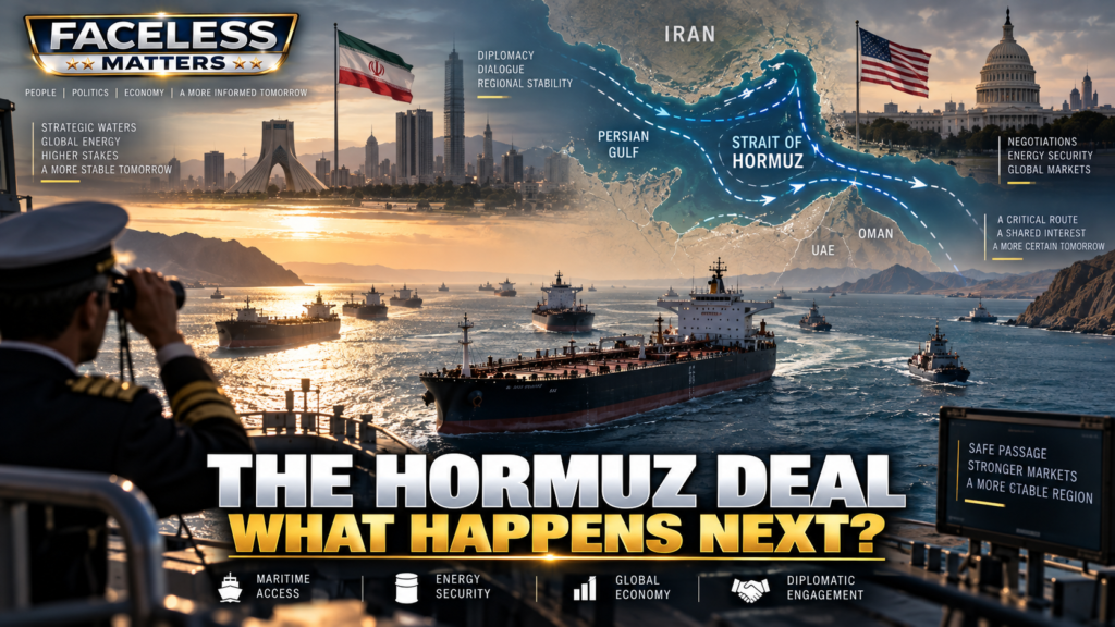 Strait of Hormuz shipping route amid Iran and US diplomatic tensions