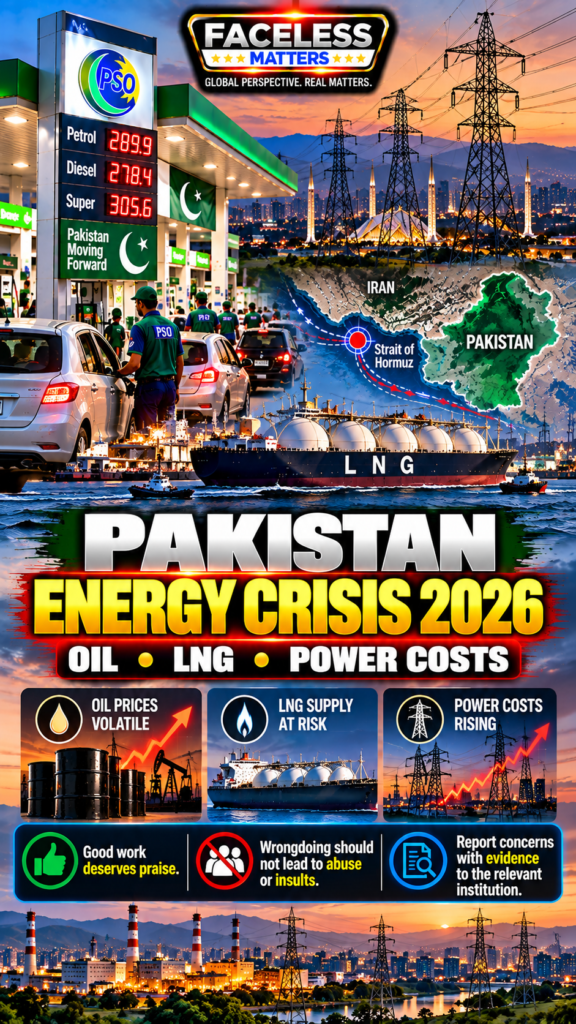 Pakistan Energy Crisis 2026 oil LNG and electricity costs